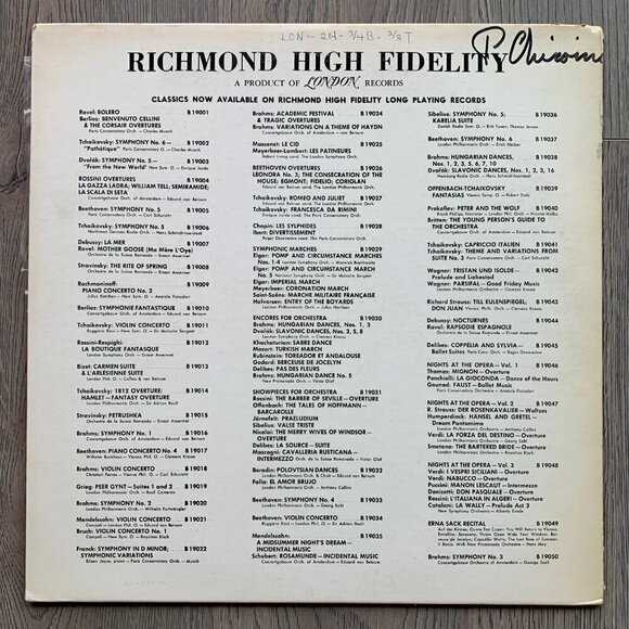 Richard Strauss Don Juan Till Eulenspiegel Vienna Philharmonic Vinyl LP - Picture 2 of 5